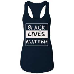 Black Lives Matter Ladies Racerback Tank - DNA Trends