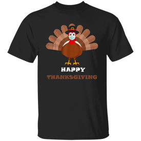 Happy Thanksgiving Masked Turkey Youth T-Shirt - DNA Trends