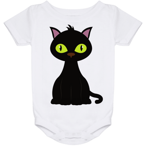 Black Kitten Halloween Costume Baby Bodysuit - DNA Trends