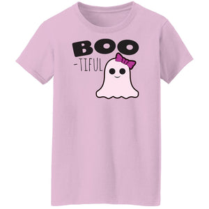 BOO-TIFUL Ghost Halloween Costume  Ladies'  T-Shirt