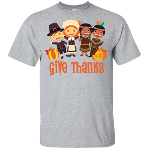 Cool Give Thanks Youth Ultra Cotton T-Shirt - DNA Trends