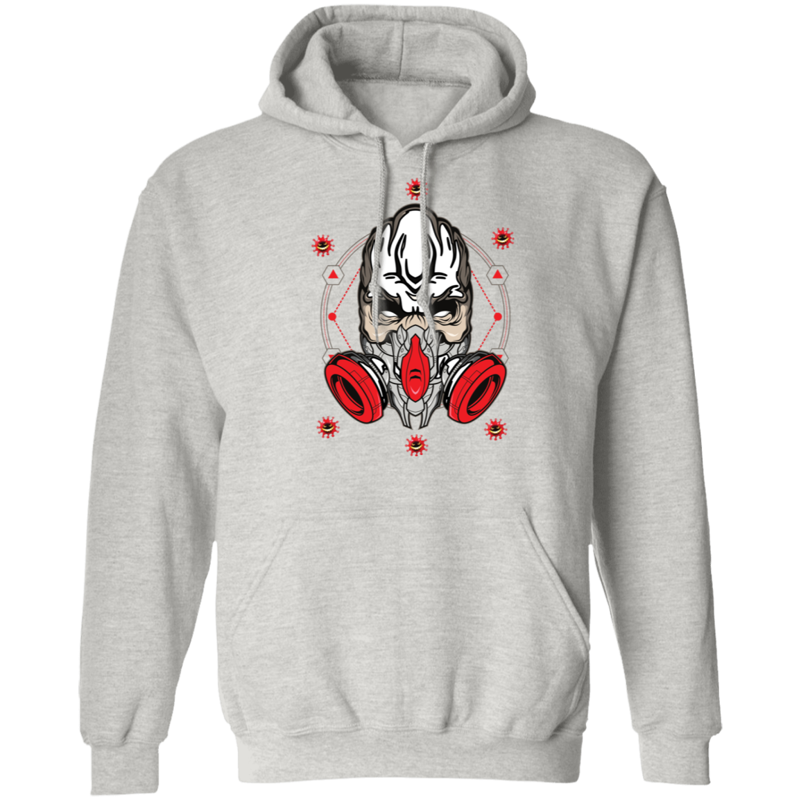 Masked Zombie Halloween Costume Pullover Hoodie - DNA Trends