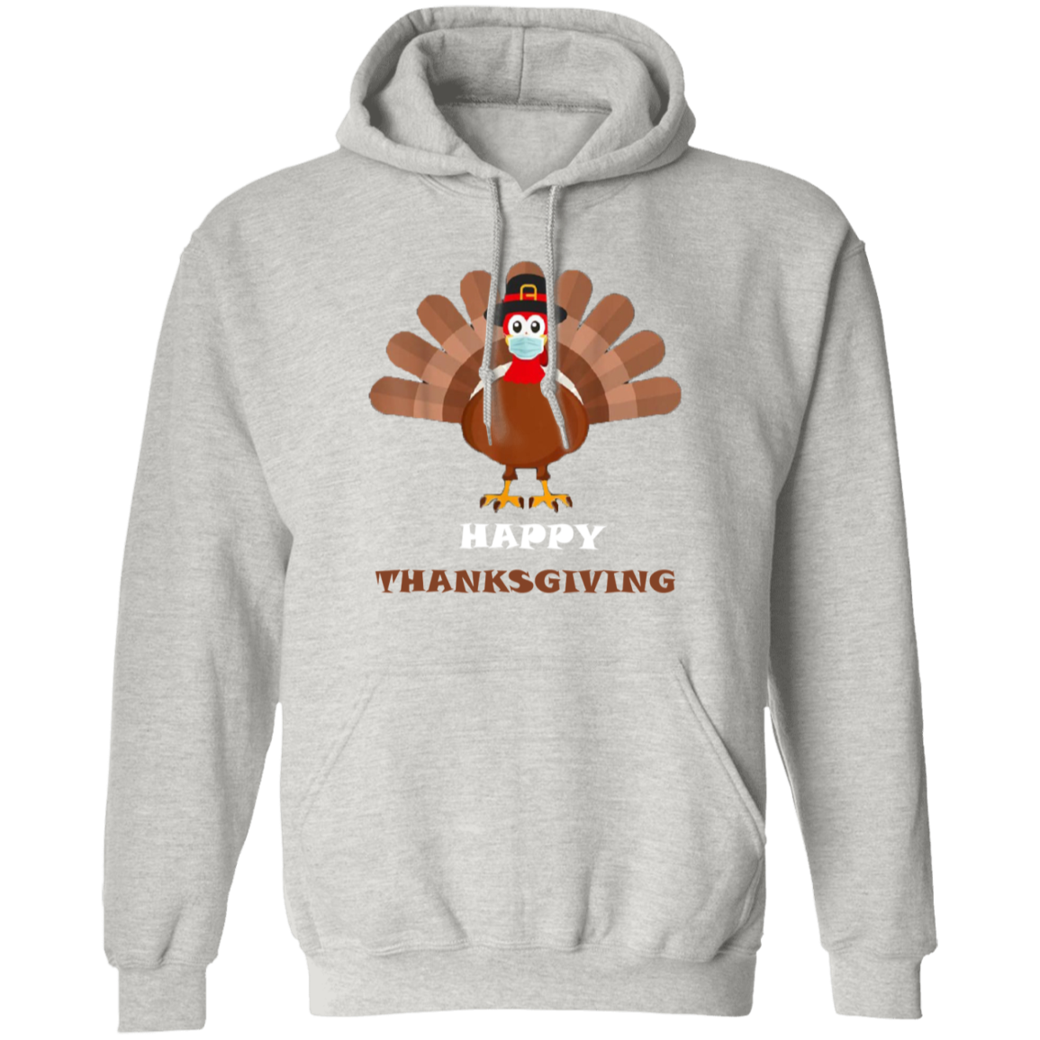 Happy Thanksgiving Masked Turkey Pullover Hoodie - DNA Trends