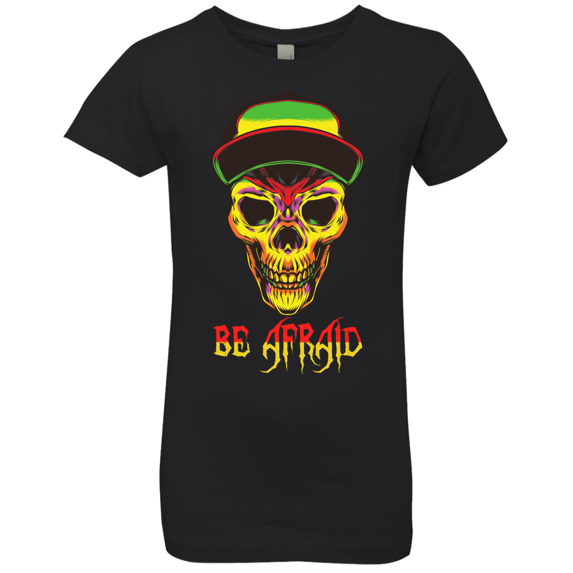 Be Afraid Halloween Costume  T-Shirt(Girls) - DNA Trends