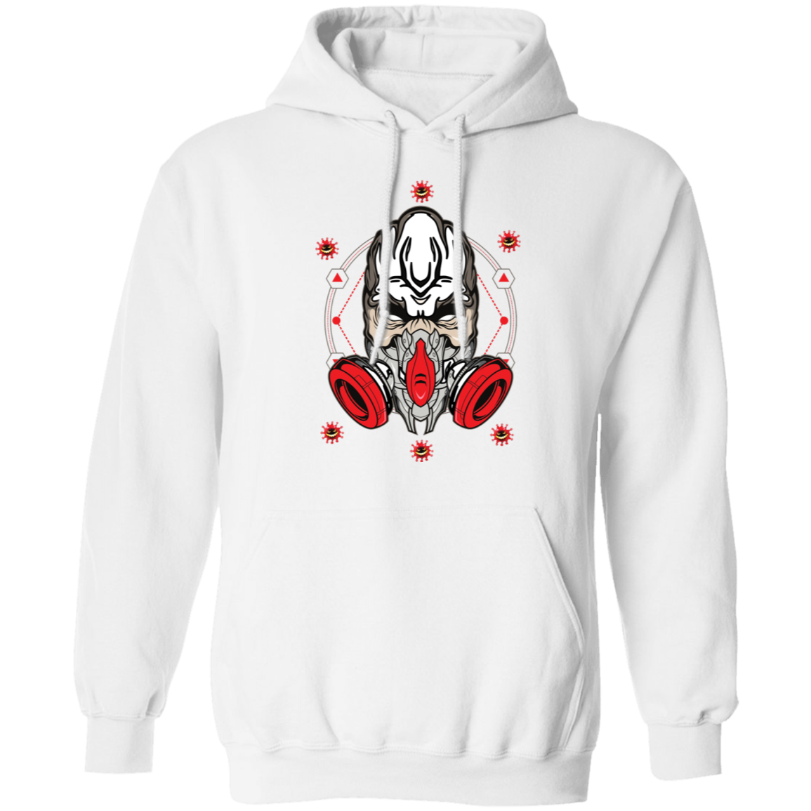 Masked Zombie Halloween Costume Pullover Hoodie - DNA Trends