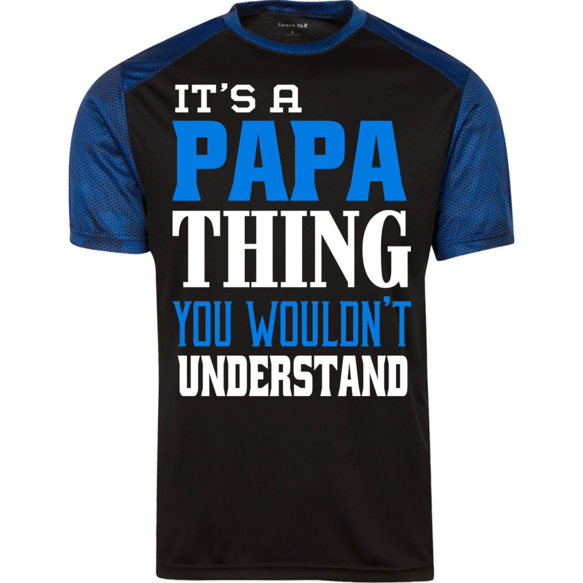 It's A Papa Thing CamoHex  T-Shirt - DNA Trends