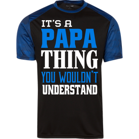 It's A Papa Thing CamoHex  T-Shirt - DNA Trends