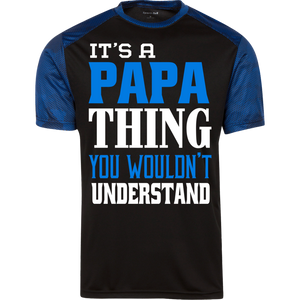 It's A Papa Thing CamoHex  T-Shirt - DNA Trends