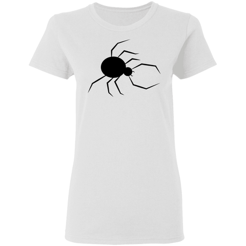 Image of Black Spider Halloween Costume Ladies'  T-Shirt - DNA Trends