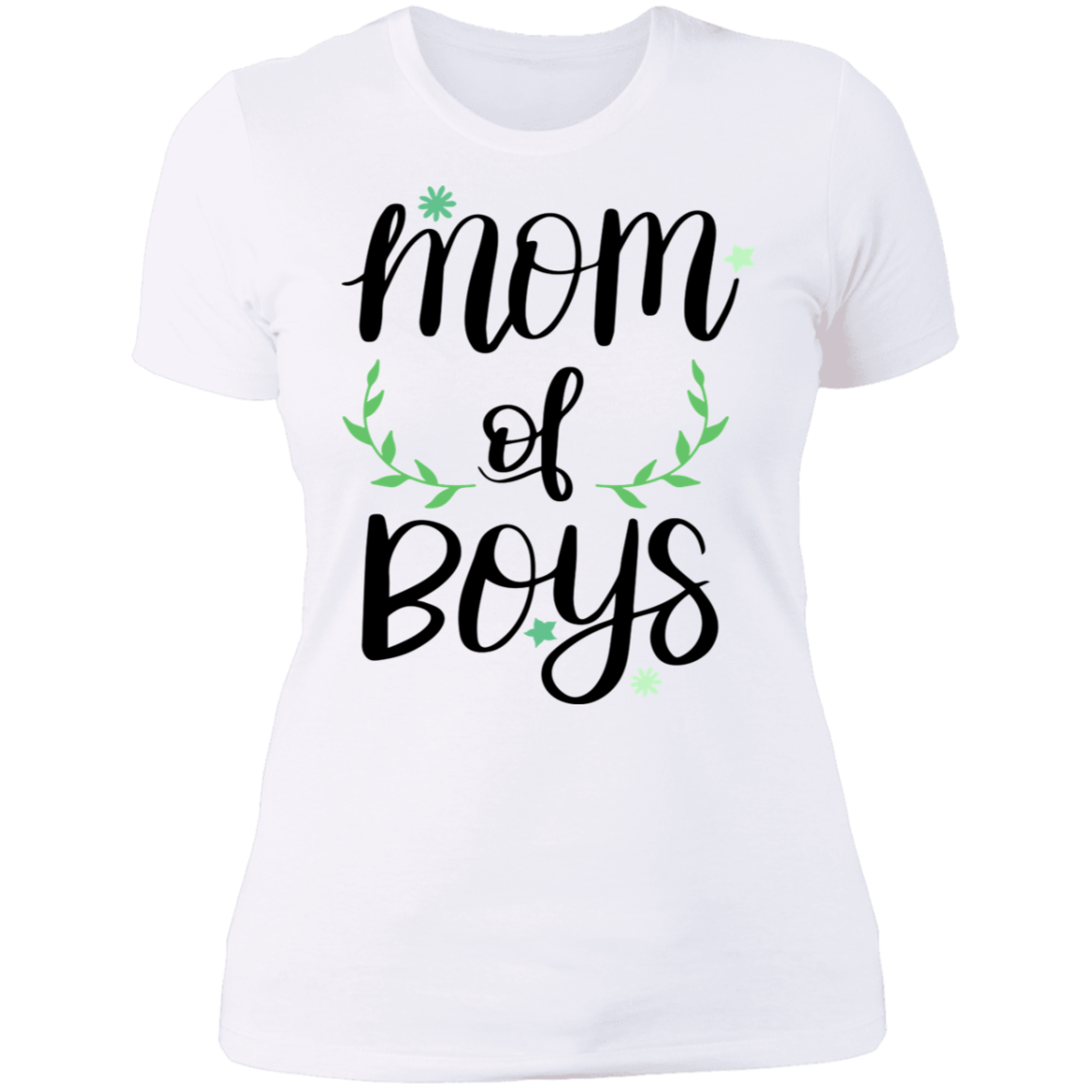 MOM of Boys Mother's Day Ladies' T-Shirt - DNA Trends