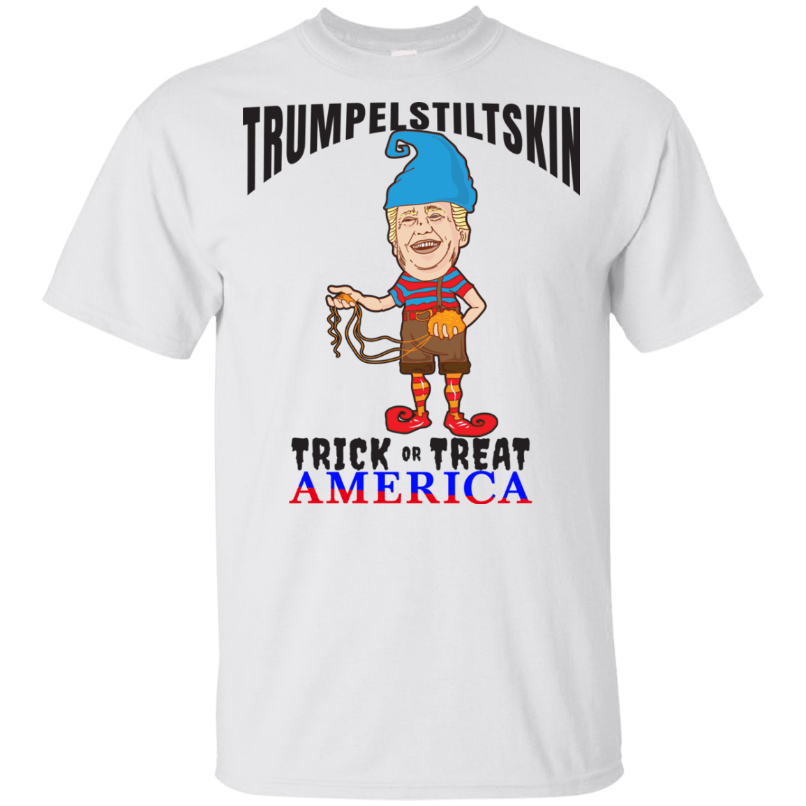 Trumpelstiltskin Trick Or Treat America T-Shirt Halloween Tee (Boys) - DNA Trends