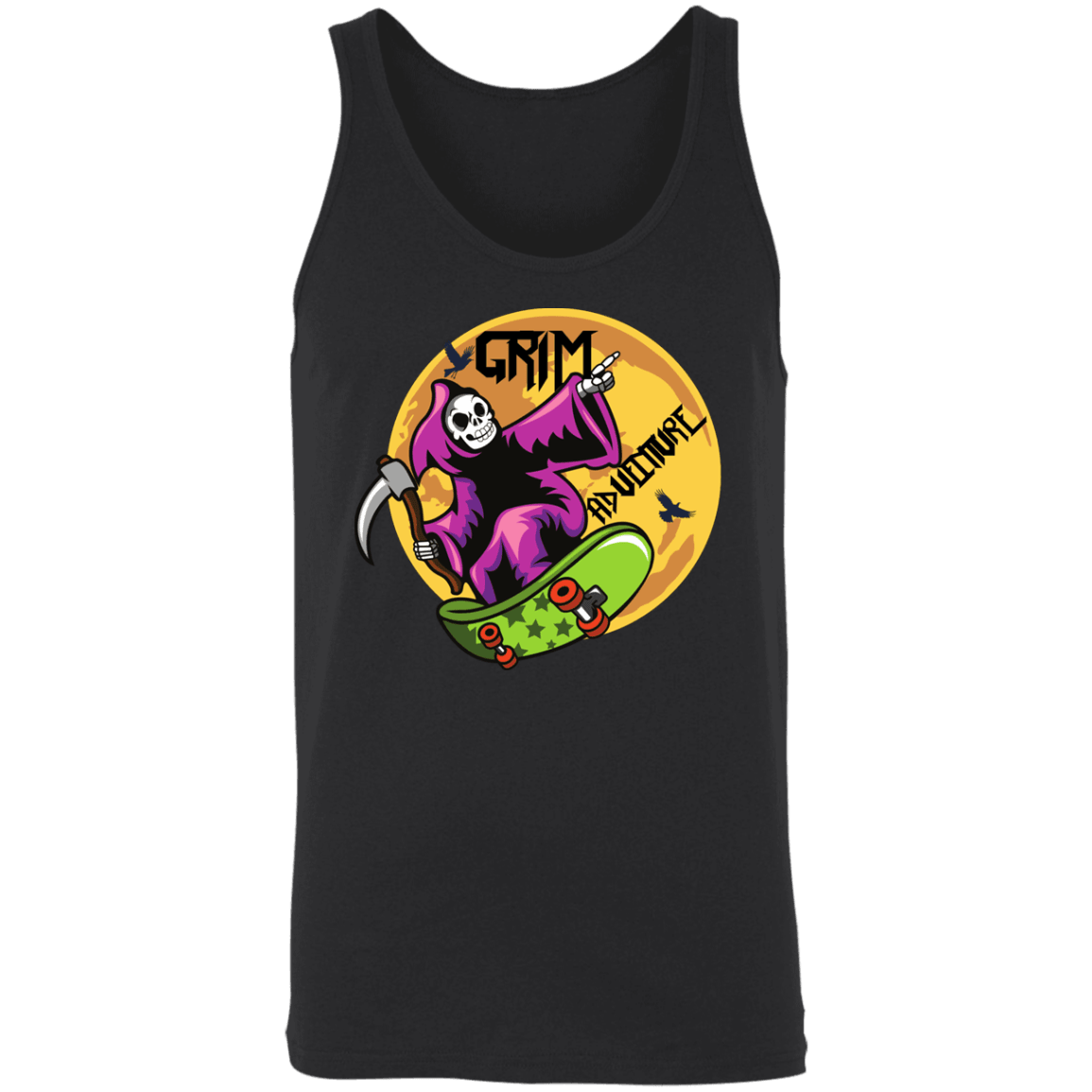 Grim Adventure Halloween Costume Unisex Tank - DNA Trends