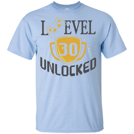 Level 30 Unlocked Youth Ultra Cotton T-Shirt - DNA Trends