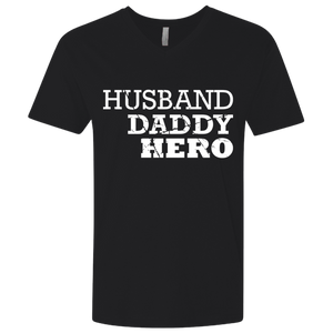 Husband Daddy Hero  Premium Fitted T-Shirt - DNA Trends