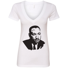 Martin Luther King Deep V-Neck T-Shirt - DNA Trends