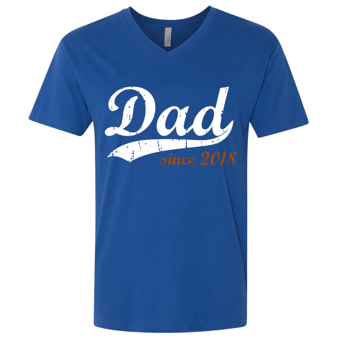 Dad Since 2018 Premium Fitted T-Shirt - DNA Trends