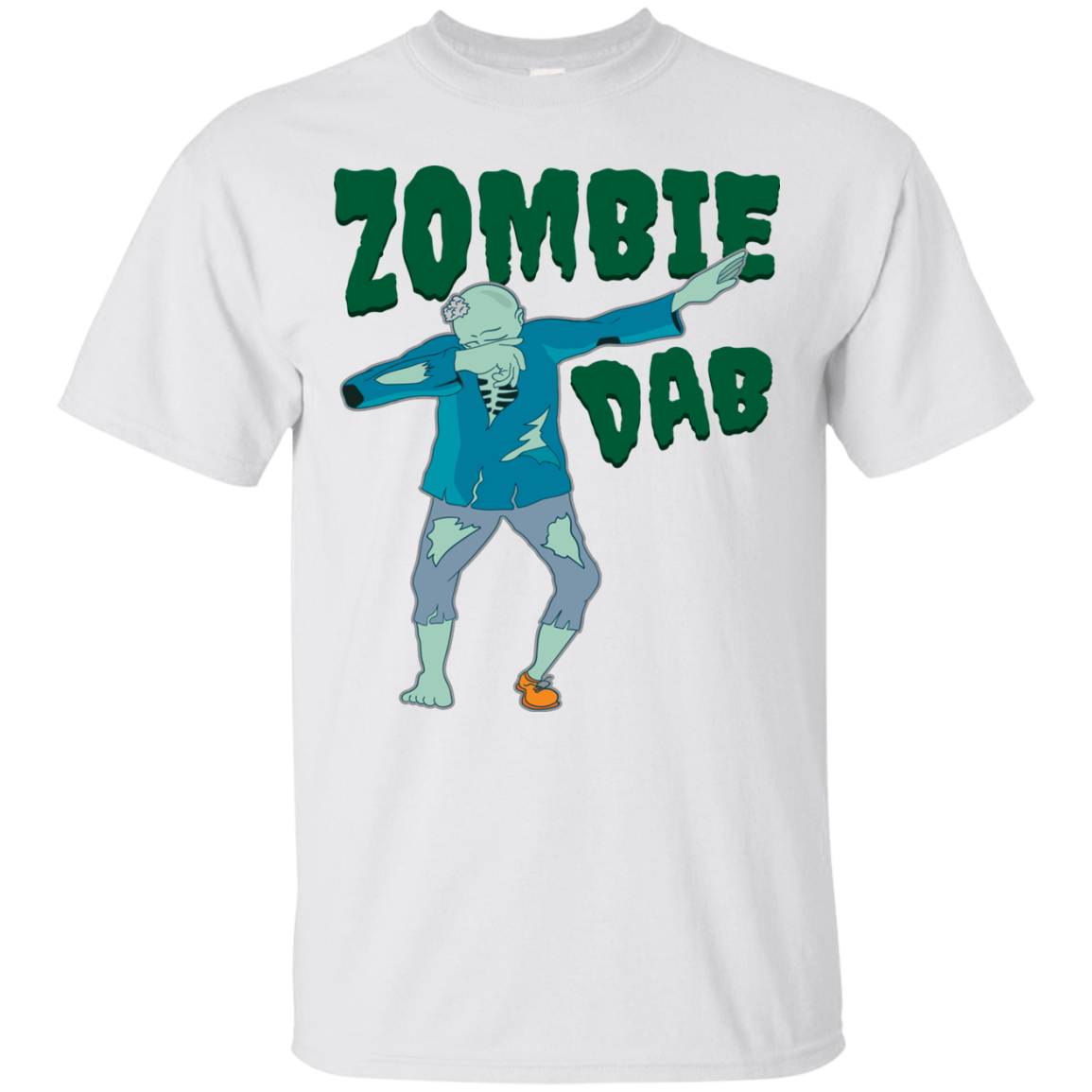 Trendy Zombie Dab T-Shirt Halloween Clothes (Men) - DNA Trends