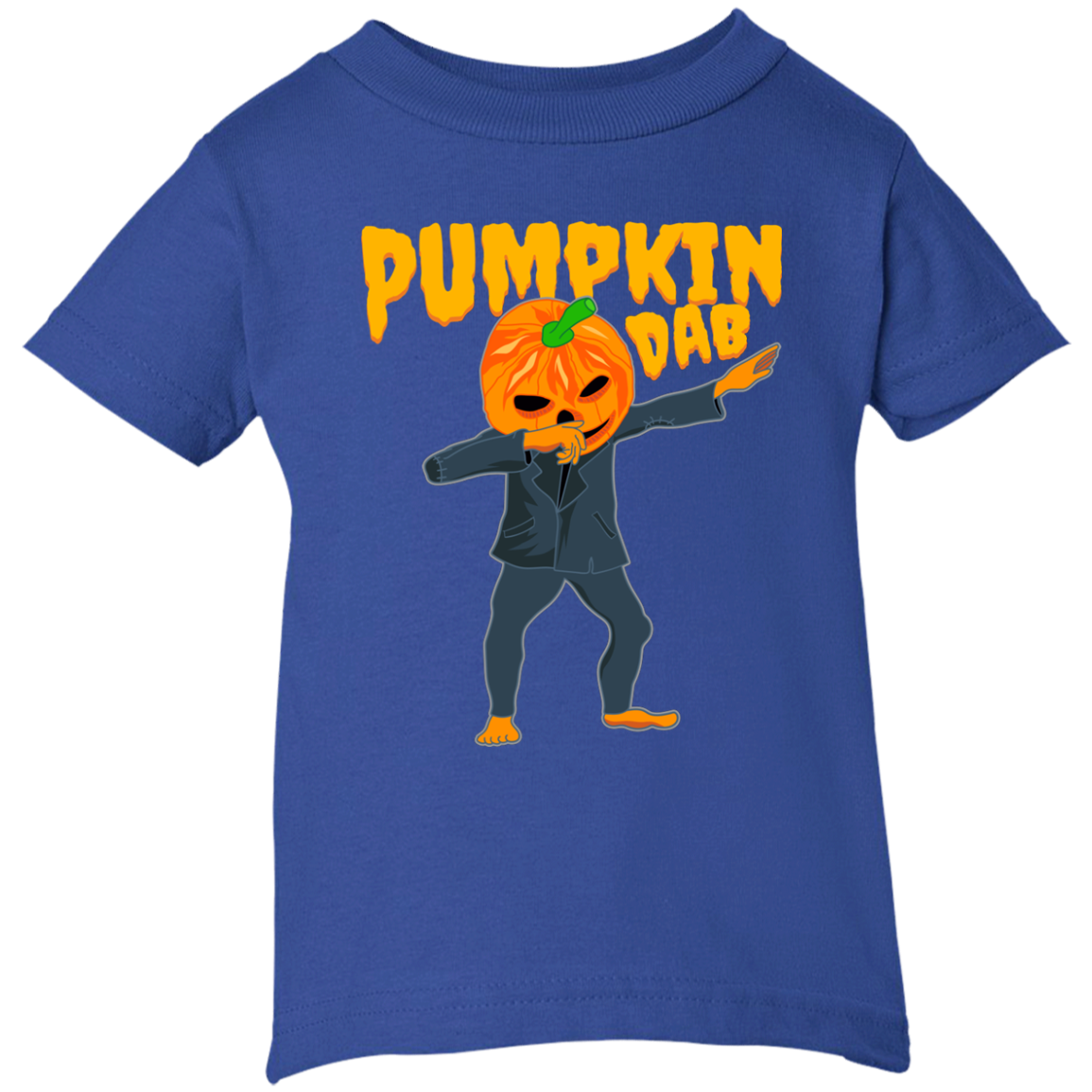 Trendy Pumpkinhead Dab T-Shirt Halloween Clothing (Infants) - DNA Trends