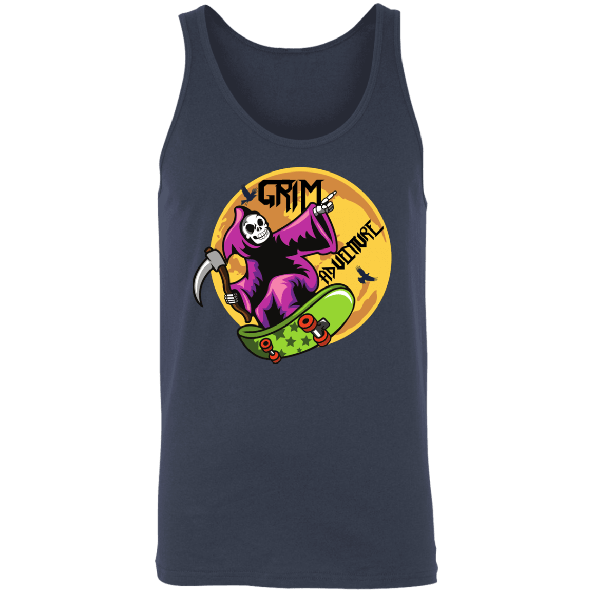 Grim Adventure Halloween Costume Unisex Tank - DNA Trends