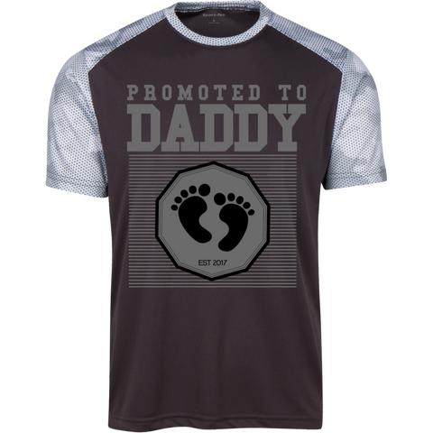 Image of Promoted To Daddy CamoHex  T-Shirt - DNA Trends