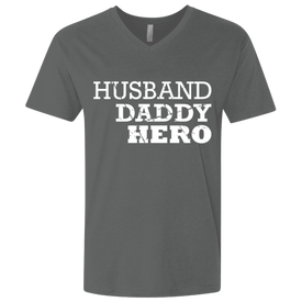 Husband Daddy Hero  Premium Fitted T-Shirt - DNA Trends