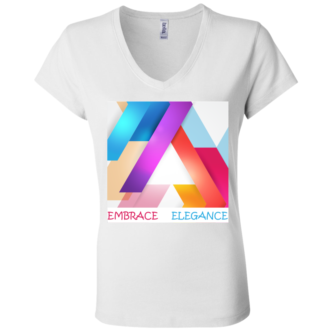 Embrace Elegance Ladies' V-Neck T-Shirt - DNA Trends