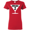 Funny Drunk 2, Thing 1, Thing 2 Halloween Costume Ladies' T-Shirt - DNA Trends