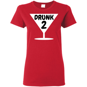 Funny Drunk 2, Thing 1, Thing 2 Halloween Costume Ladies' T-Shirt - DNA Trends