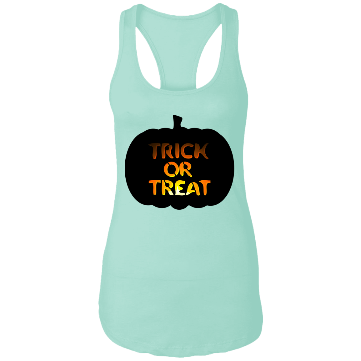 Trick or Treat Pumpkin Halloween Ladies  Tank - DNA Trends