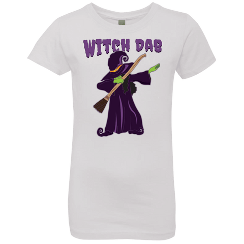Image of Trendy Witch Dab T-Shirt Halloween Tshirts (Girls) - DNA Trends