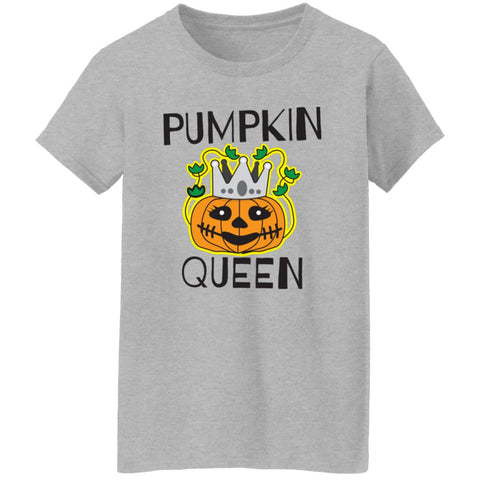 Image of Halloween Pumpkin Queen  Ladies'  Costume T-Shirt