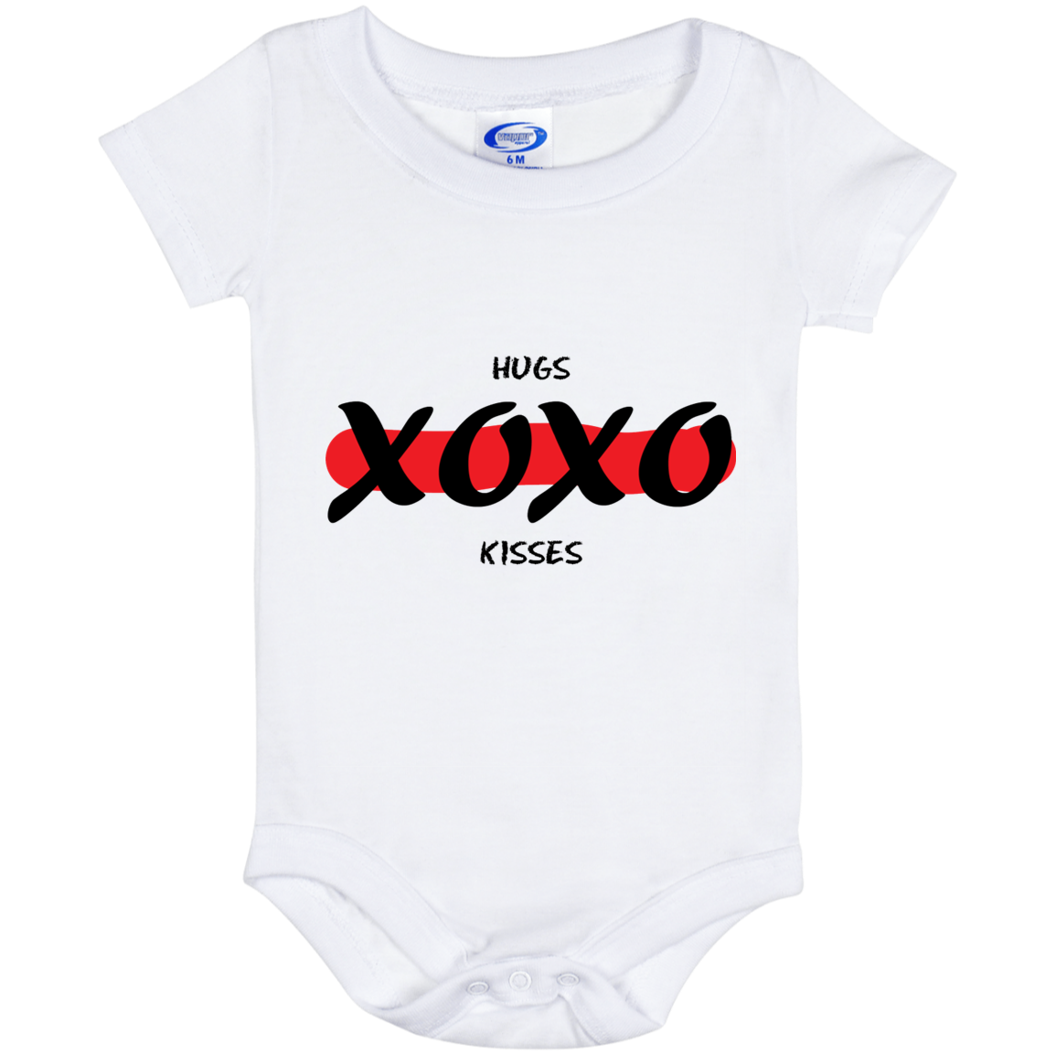 Hugs & Kisses Baby Onesie 6 Month - DNA Trends