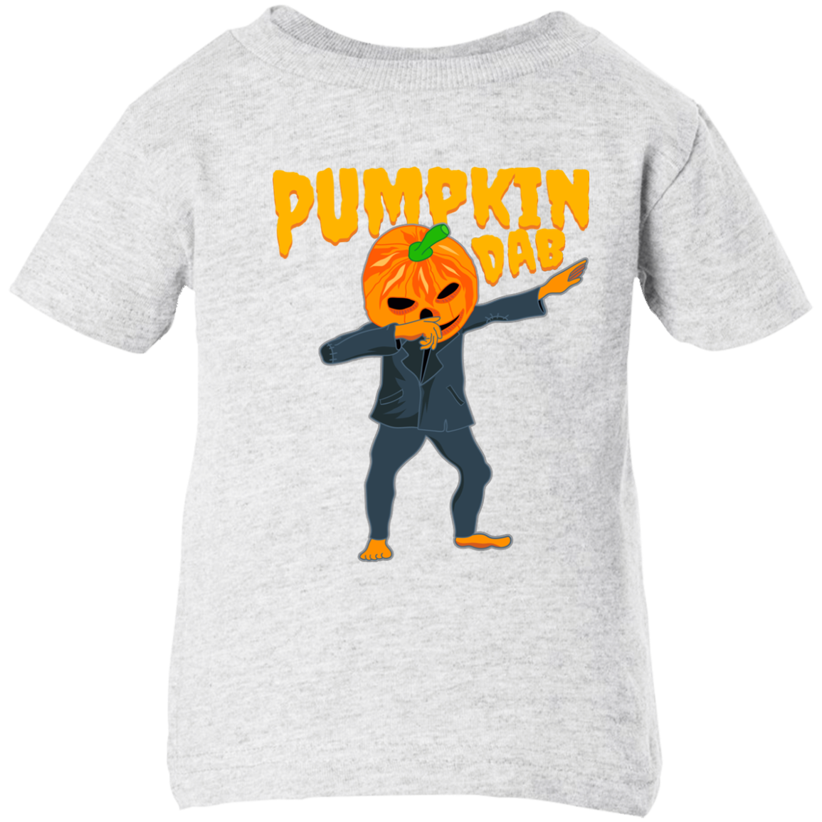 Trendy Pumpkinhead Dab T-Shirt Halloween Clothing (Infants) - DNA Trends