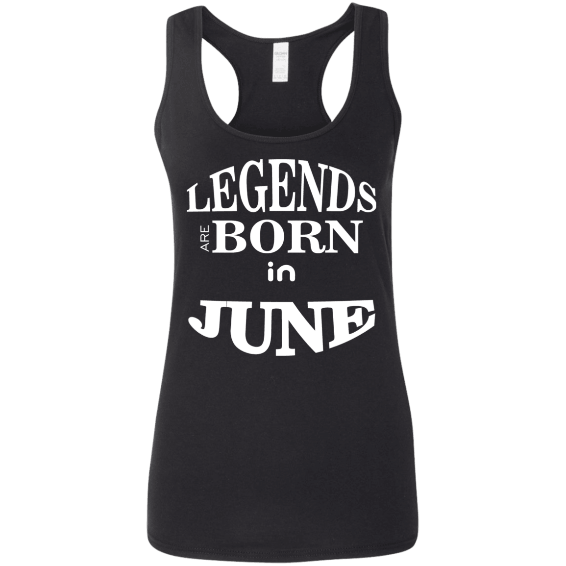 Adorable Legends Are Born In June Ladies' Softstyle Tank - DNA Trends