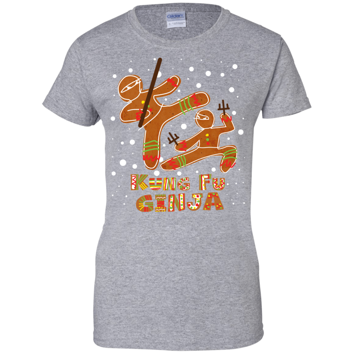 Funny Kung Fu Ninja Ladies' 100% Cotton T-Shirt for This Christmas - DNA Trends