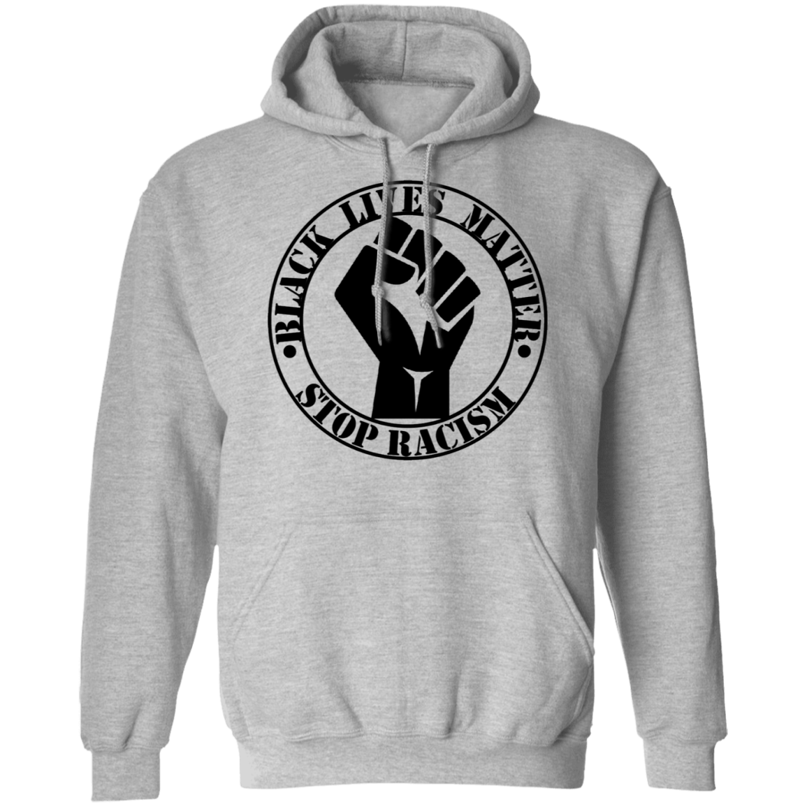 BLM NO TO RACISM Pullover Hoodie - DNA Trends