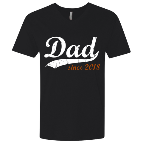 Image of Dad Since 2018 Premium Fitted T-Shirt - DNA Trends