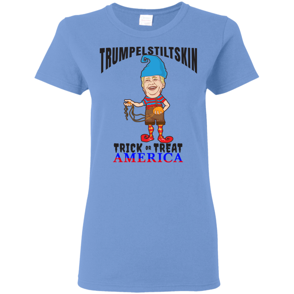Trumpelstiltskin Trick Or Treat America T-Shirt Halloween Clothes (Women) - DNA Trends