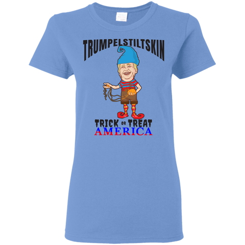 Image of Trumpelstiltskin Trick Or Treat America T-Shirt Halloween Clothes (Women) - DNA Trends