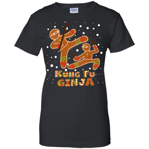 Funny Kung Fu Ninja Ladies' 100% Cotton T-Shirt for This Christmas - DNA Trends