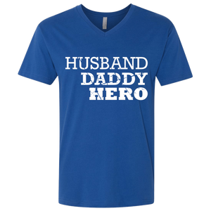 Husband Daddy Hero  Premium Fitted T-Shirt - DNA Trends