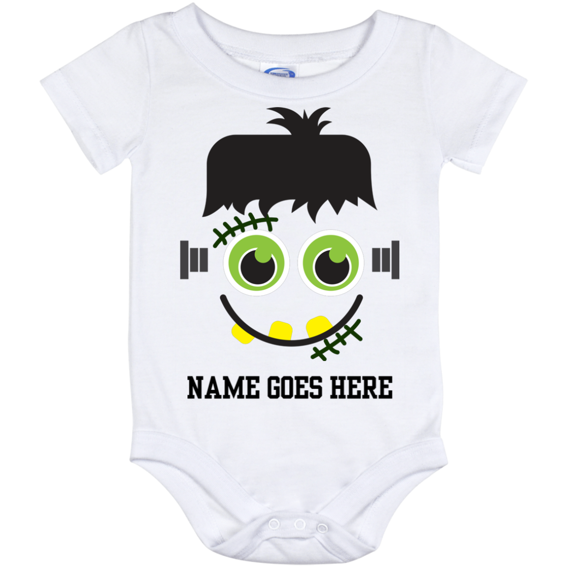 Personalized Frankenstein Halloween Costume Baby Onesie (0-2 Years) - DNA Trends