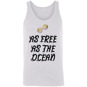 As Free As The Ocean  Unisex SummrTank - DNA Trends