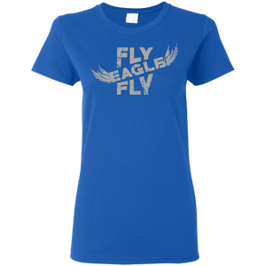 Fly Eagles Fly Ladies' 5.3 oz. T-Shirt - DNA Trends