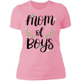 MOM of Boys Mother's Day Ladies' T-Shirt - DNA Trends