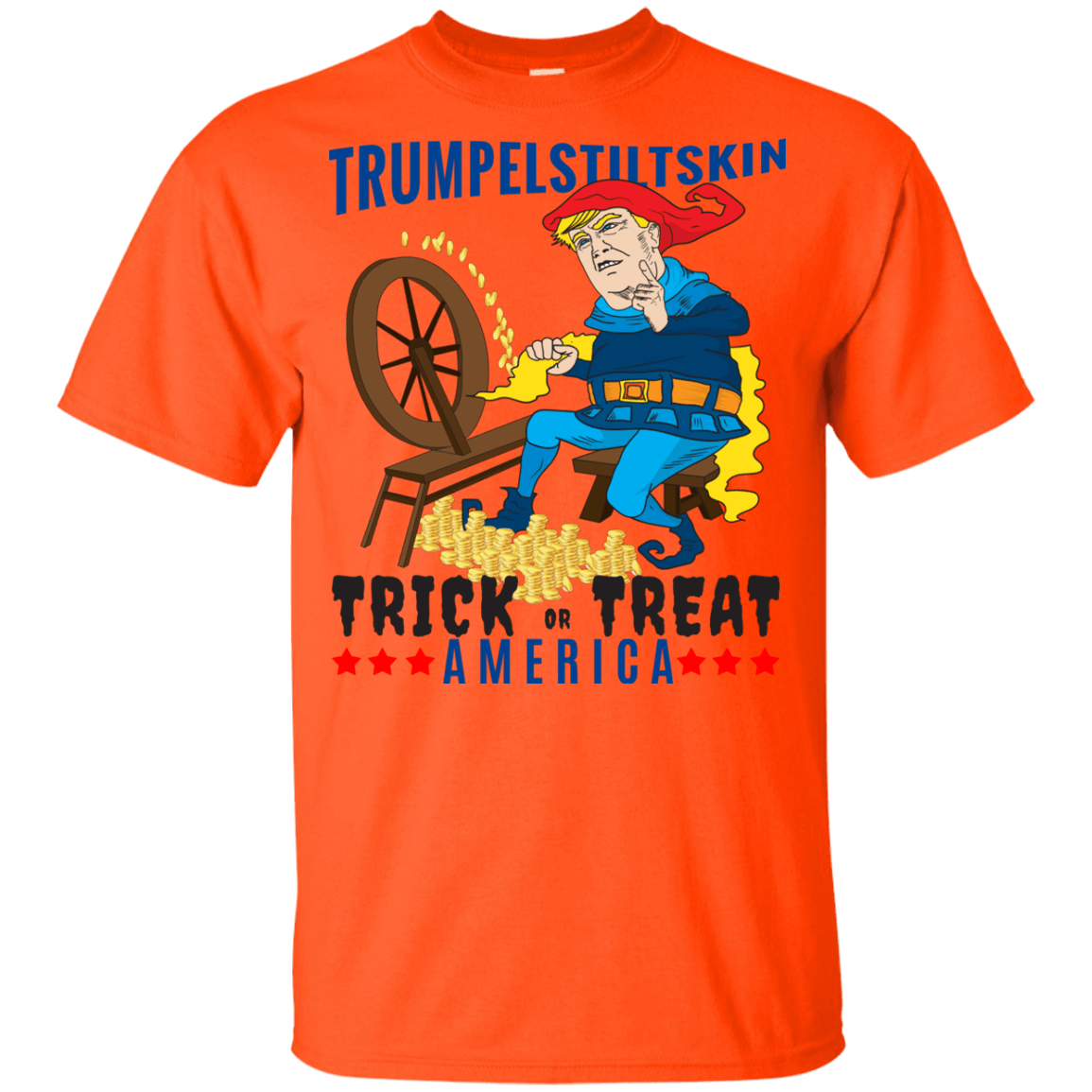 Trumpelstiltskin Trick Or Treat America T-Shirt Halloween Tee (Boys) - DNA Trends
