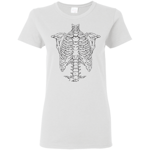 Spooky Skeleton Body Halloween Costume T-shirt(Women) - DNA Trends