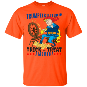 Trumpelstiltskin Trick Or Treat America T-Shirt Halloween Apparel (Men)