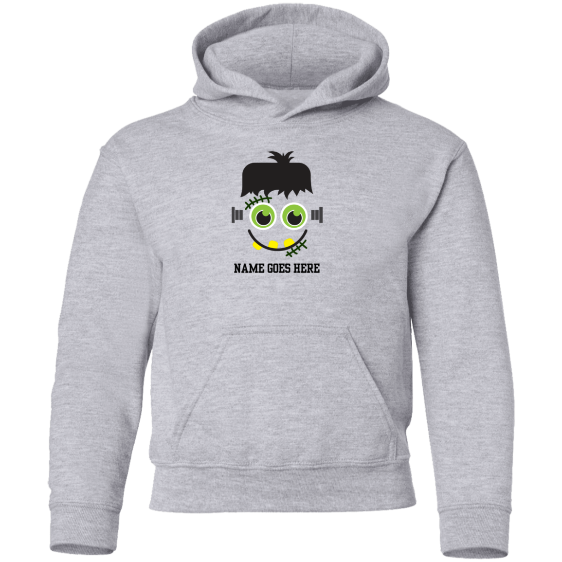 Personalised Frankenstein  Halloween Costume  Youth Pullover Hoodie - DNA Trends