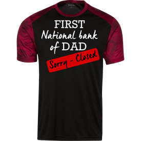 National Bank of Dad CamoHex  T-Shirt - DNA Trends